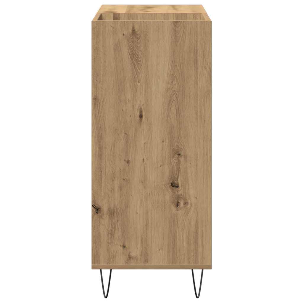 Plateskap med hylle artisan eik 85 x 38 x 89 cm Konstruert tre