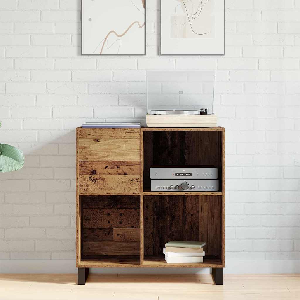 Plateskap Gammelt tre 84,5 x 38 x 89 cm Konstruert tre