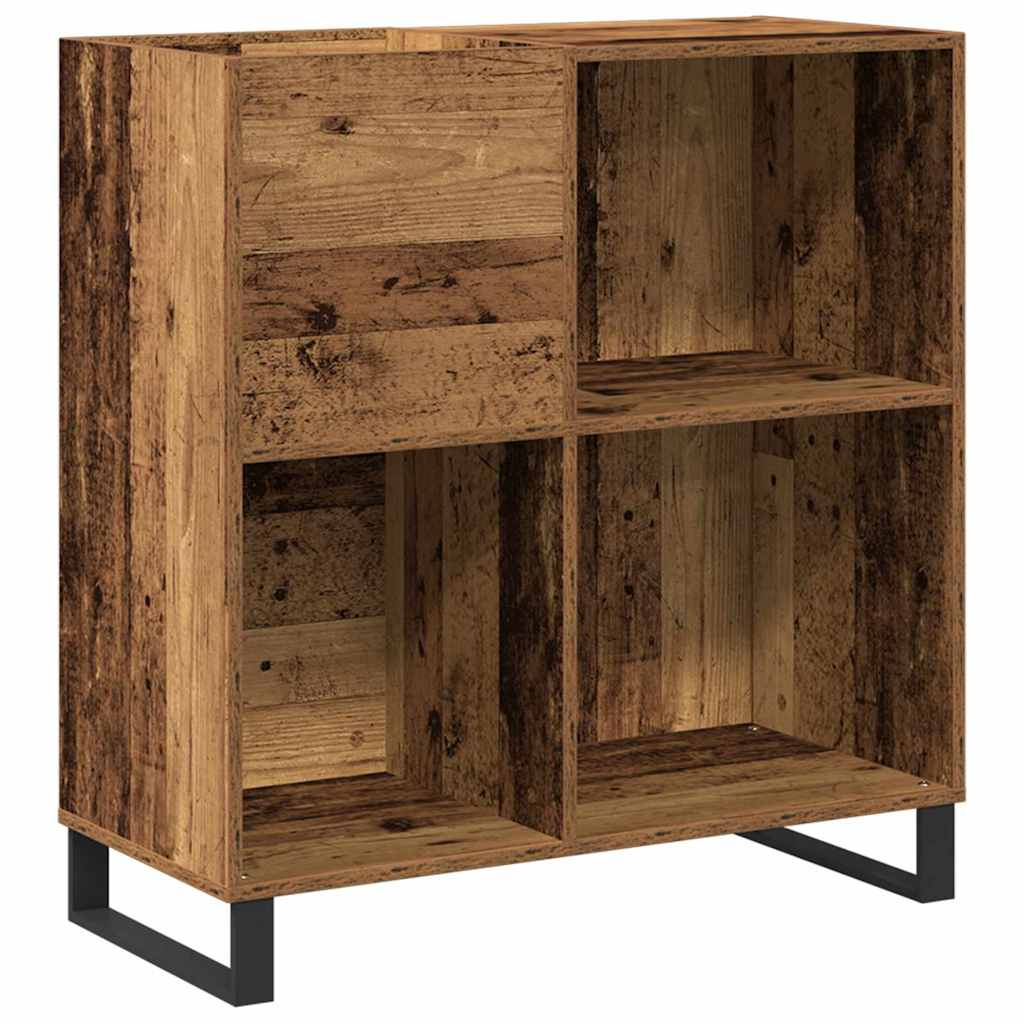 Plateskap Gammelt tre 84,5 x 38 x 89 cm Konstruert tre