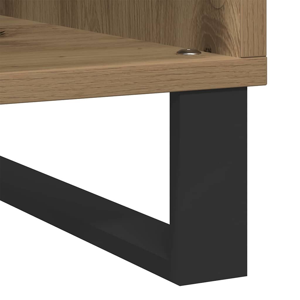 Plateskap artisan eik 84,5 x 38 x 89 cm Konstruert tre