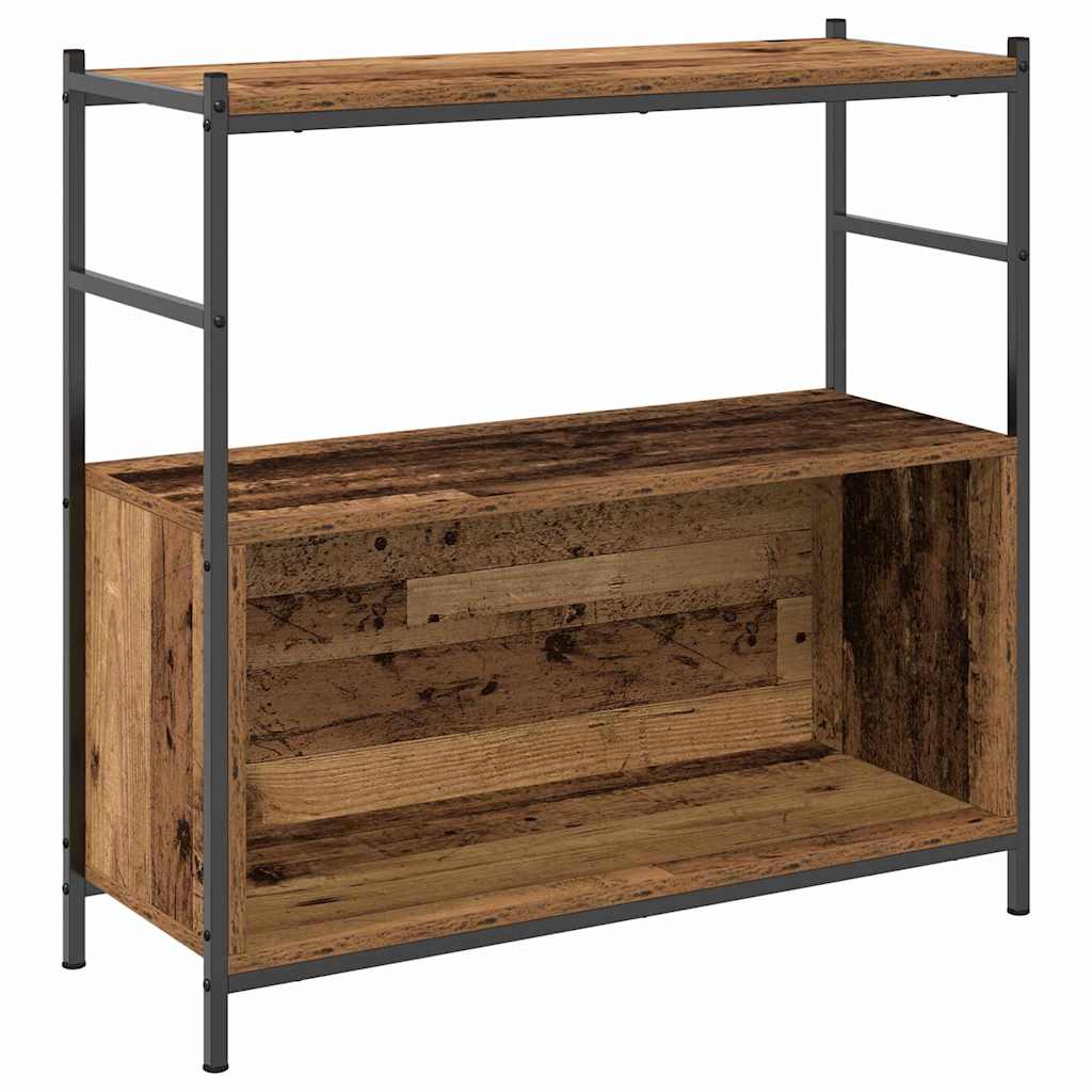 Bokhylle Røkt eik 80 x 30 x 78,5 cm Konstruert tre