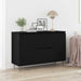 Serviesskap Svart Eik 101,5 x 35 x 70 cm Konstruert tre