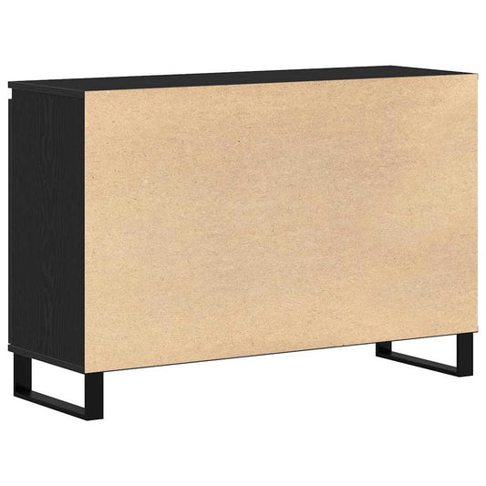 Serviesskap Svart Eik 101,5 x 35 x 70 cm Konstruert tre