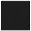 Veggskap Veggmontert Svart eik 60 x 31 x 60 cm Konstruert tre