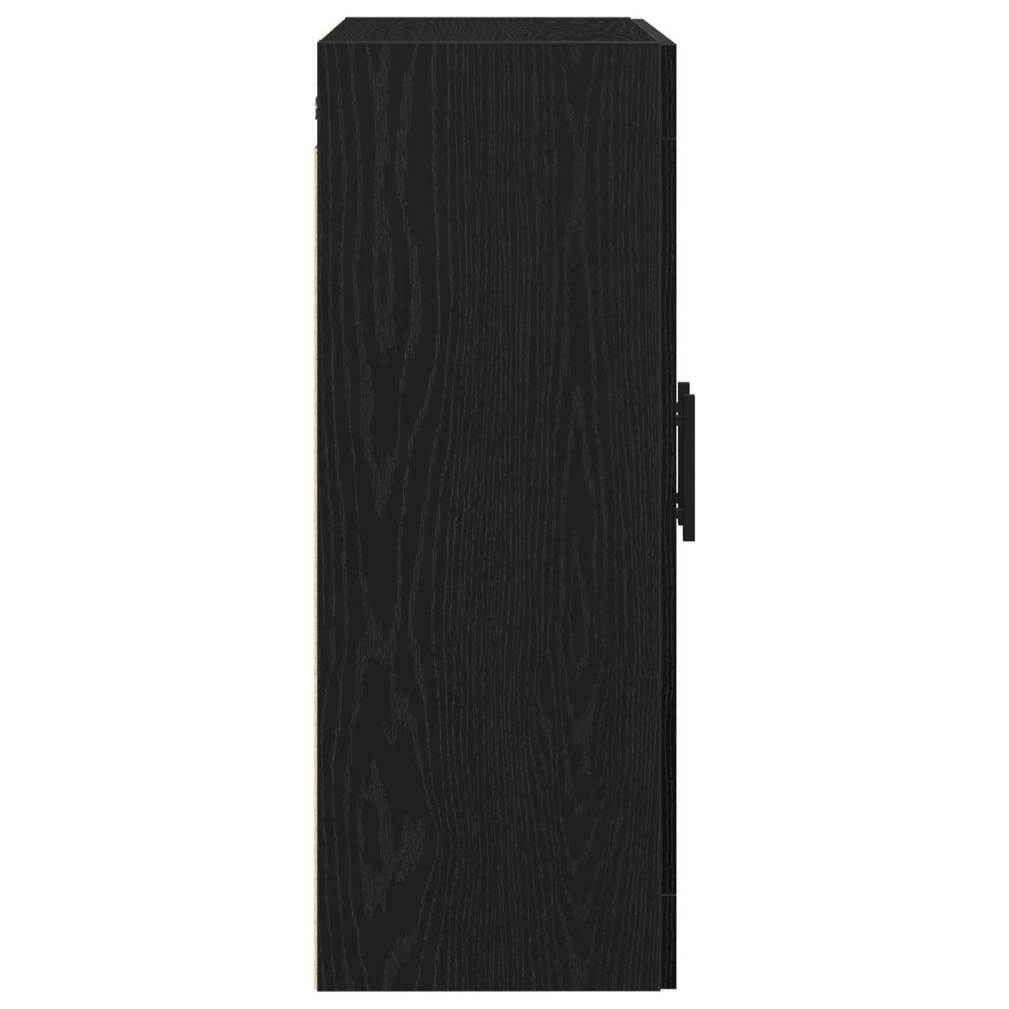 Vegghengt skap Svart Eik 69,5 x 34 x 90 cm Konstruert tre