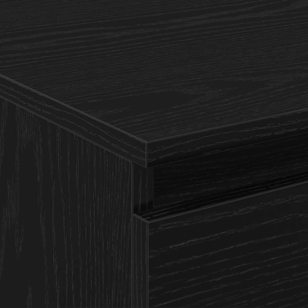 Kaffebord med skuff Svart Eik 90 x 50 x 36,5 cm Konstruert tre