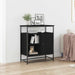 Serviesskap Svart Eik 69 x 35 x 80 cm Konstruert tre