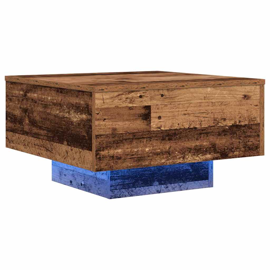 Kaffebord Gammelt tre 55 x 55 x 31 cm Konstruert tre