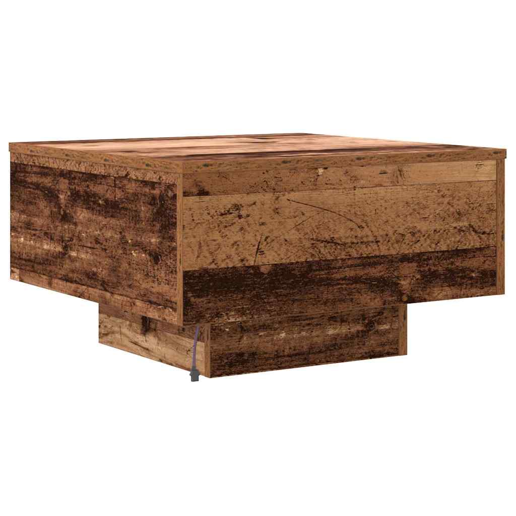 Kaffebord Gammelt tre 55 x 55 x 31 cm Konstruert tre