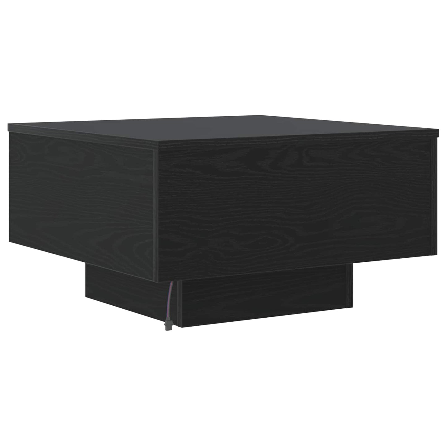 Kaffebord Svart Eik 55 x 55 x 31 cm Konstruert tre