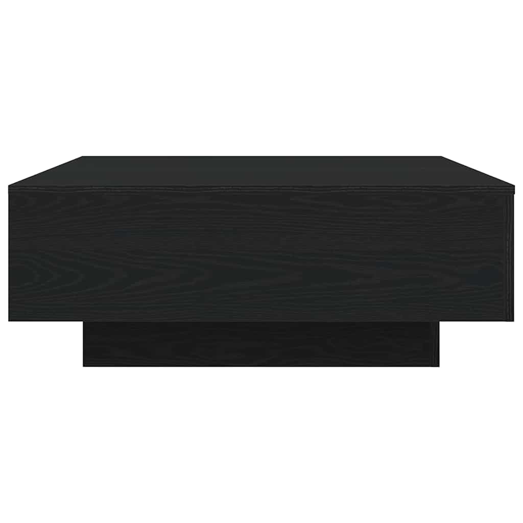 Kaffebord Svart Eik 80 x 80 x 31 cm Konstruert tre