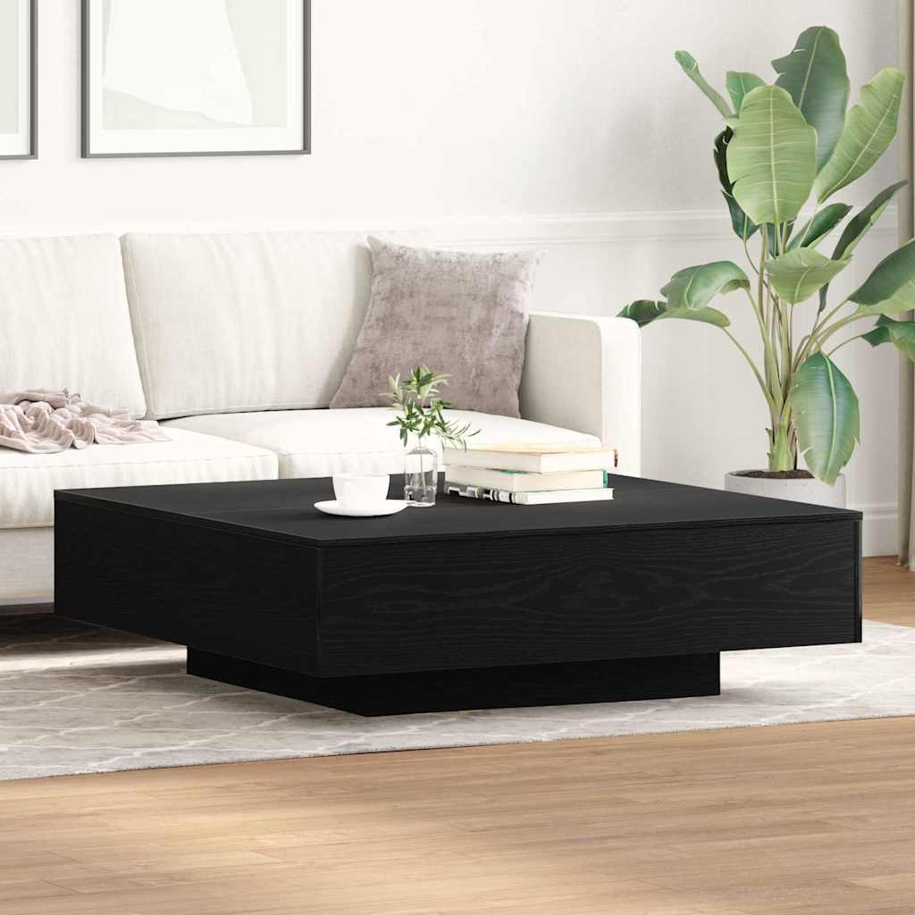 Kaffebord Svart Eik 100 x 100 x 31 cm
