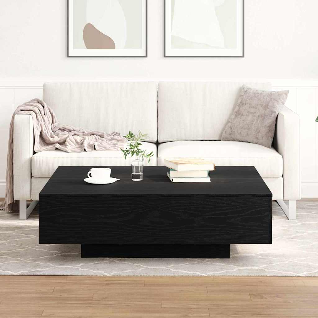 Kaffebord Svart Eik 100 x 100 x 31 cm