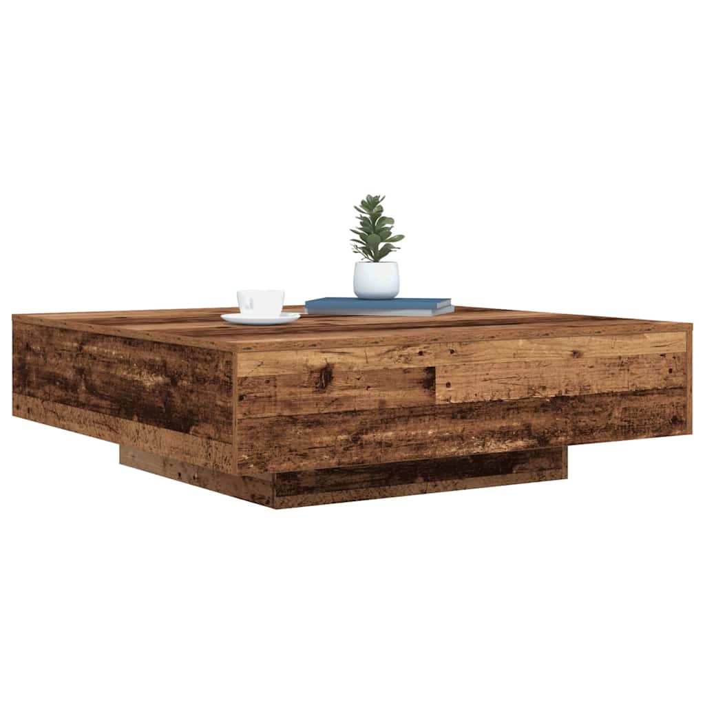 Kaffebord Gammelt tre 100 x 100 x 31 cm Konstruert tre