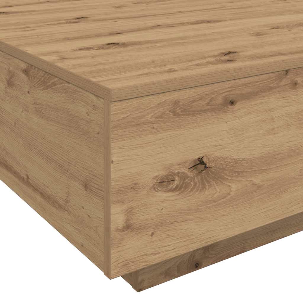 Kaffebord Artisan Eik 100 x 100 x 31 cm Konstruert tre