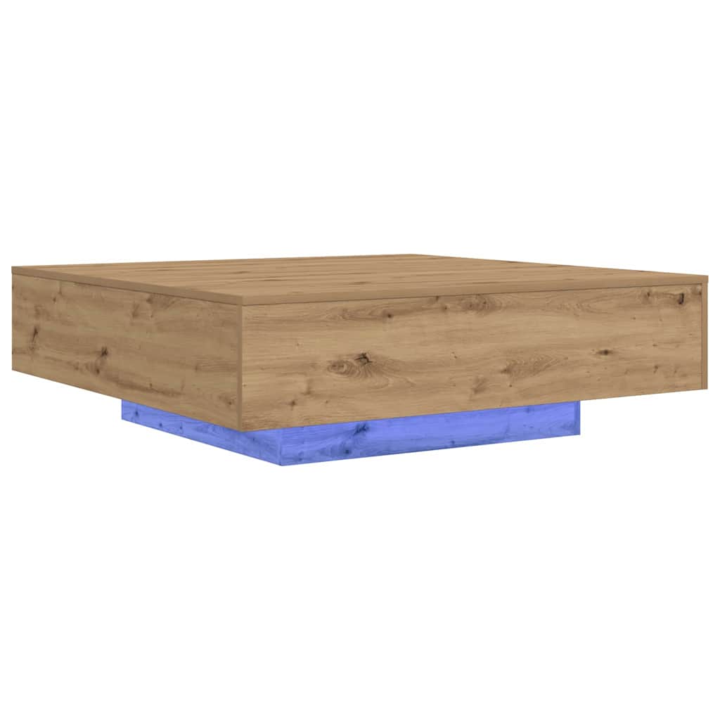 Kaffebord Artisan Eik 100 x 100 x 31 cm Konstruert tre