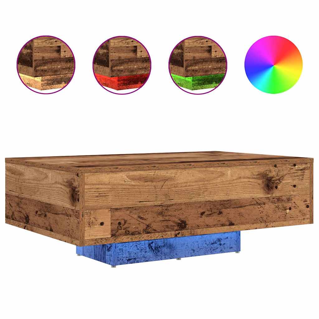 Kaffebord Gammelt tre 85 x 55 x 31 cm Konstruert tre