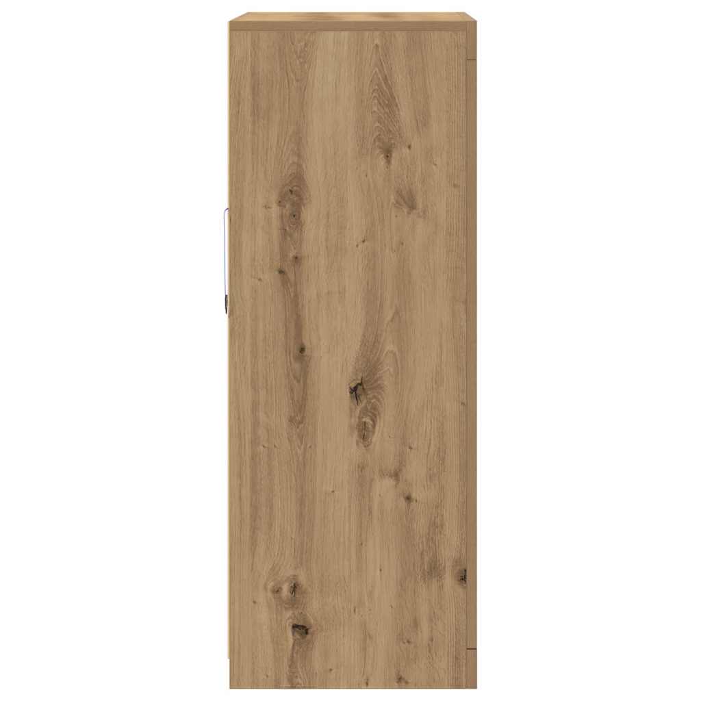 LED sideboard Artisan Eik 60,5 x 37 x 100 cm Konstruert tre