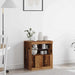 LED sideboard Brun 60,5 x 37 x 67 cm Konstruert tre
