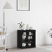 LED sideboard Svart Eik 60,5 x 37 x 67 cm Konstruert tre