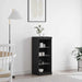 LED sideboard Svart Eik 41 x 37 x 100 cm Konstruert tre