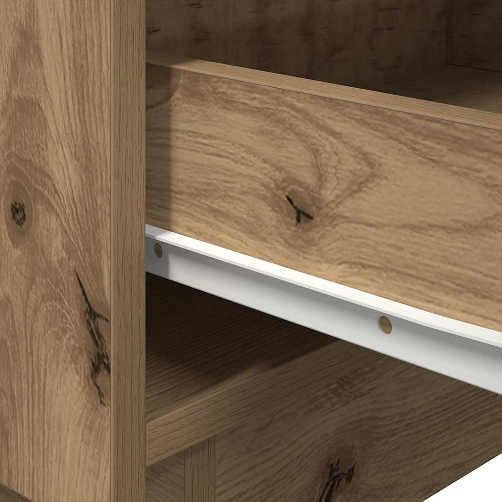 Nattbordskap 2 pcs Artisan Eik 45 x 40 x 55 cm Konstruert tre