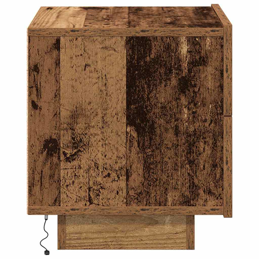 Nattbordskap Gammelt tre 70 x 36 x 40,5 cm Konstruert tre