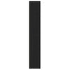 Baderomsskap svart eik 30x30x183,5 cm sponplate