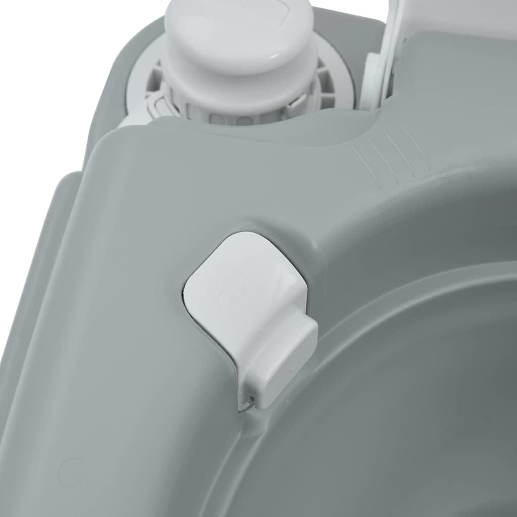 Camping toalett Grå og hvit 41,5 x 36,5 x 37,5 cm Polyethylen