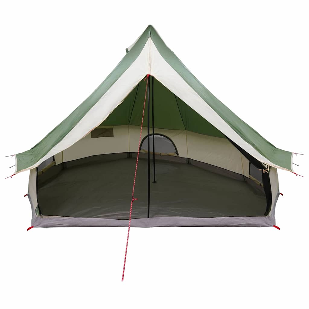 Familie Tipi Telt med tak Grønn, Beige 400 x 346 x 250 cm