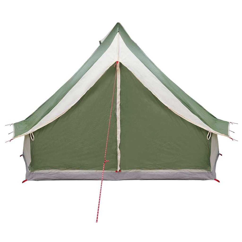 Familie Tipi Telt med tak Grønn, Beige 400 x 346 x 250 cm