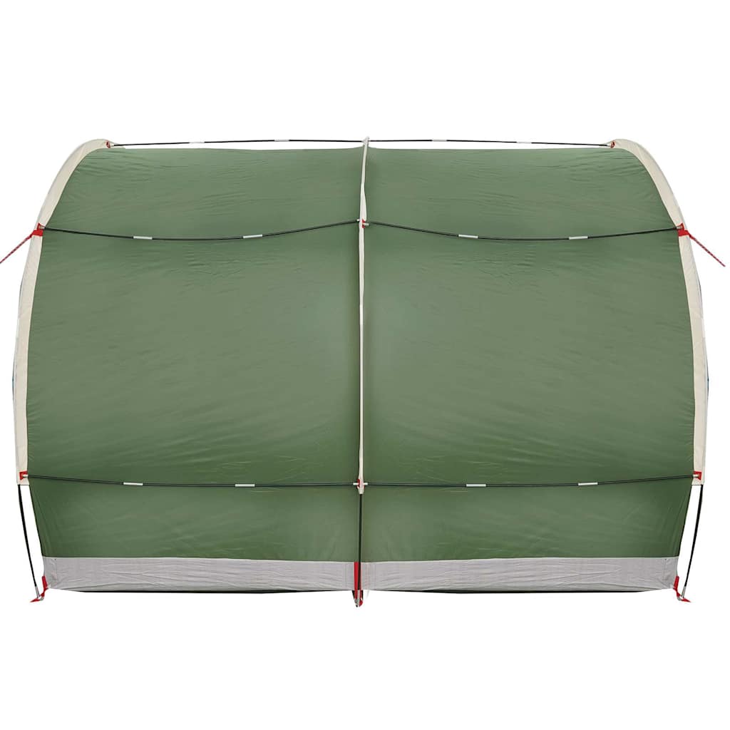 Sykkelbod med tak med lagring Grønn 256 x 222 x 182 cm taft