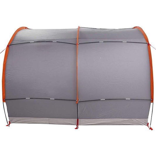 Sykkelbod med tak Grå og Oransje 256 x 222 x 182 cm taft