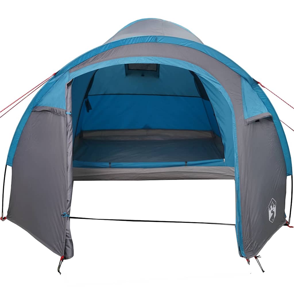 Dometelt Kuppel med tak med lagring Blå 384 x 254 x 170 cm