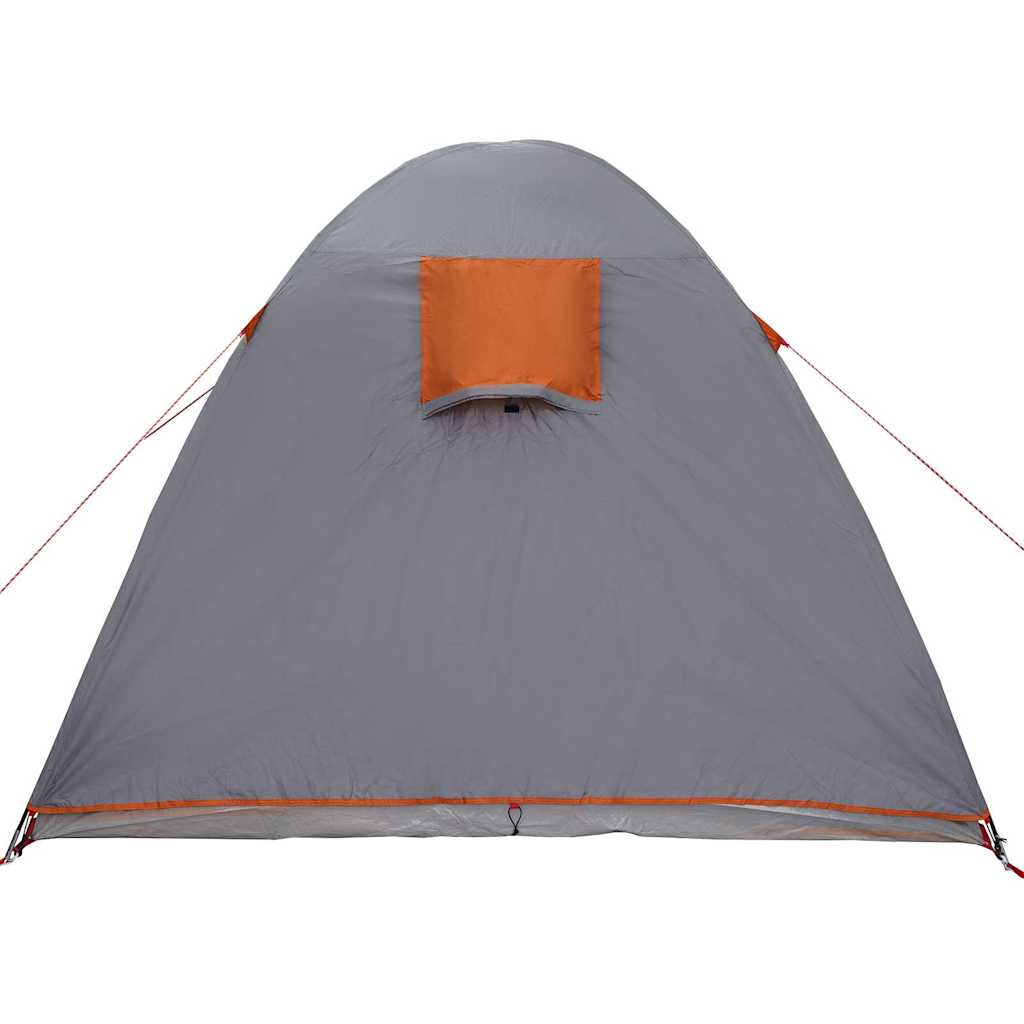 Dometelt Kuppel med tak Grå og Oransje 384 x 254 x 170 cm