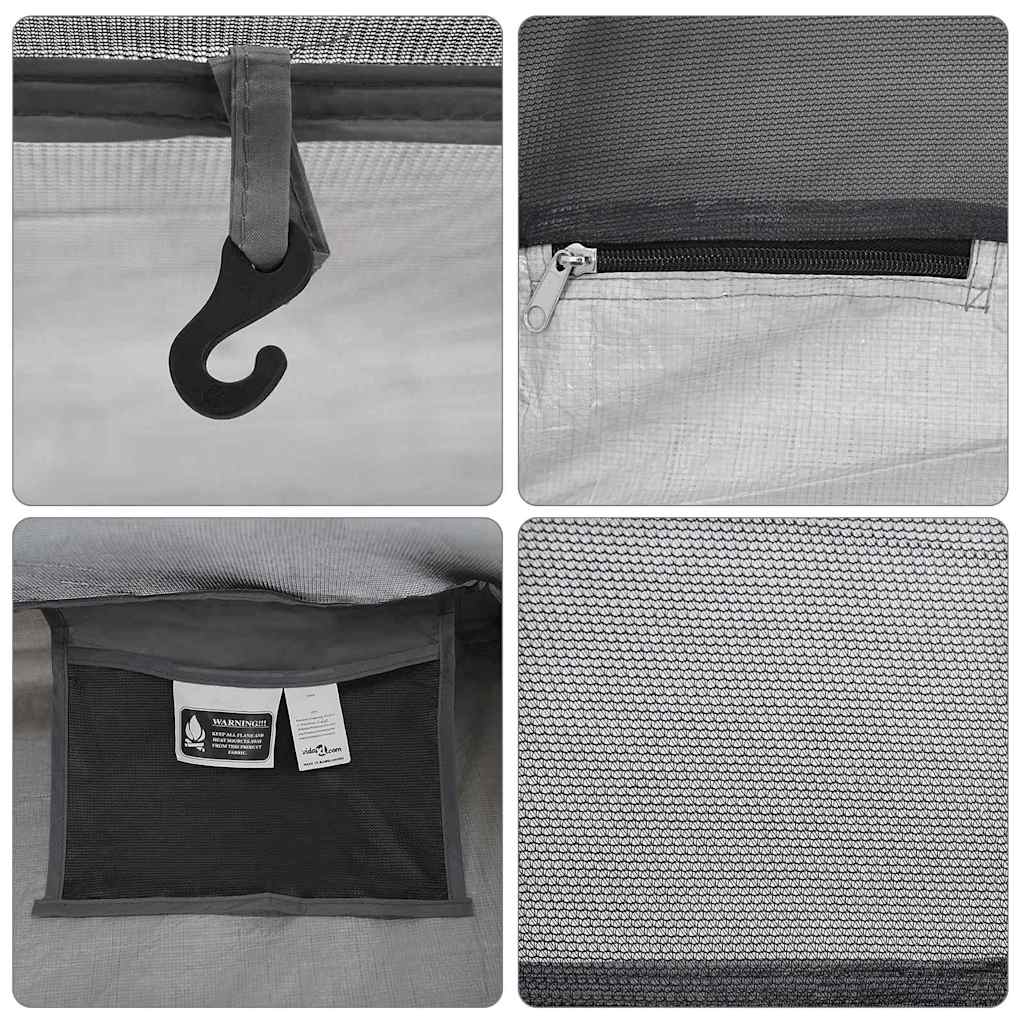 Innertelt Svart 220 x 128 x 110 cm Netting