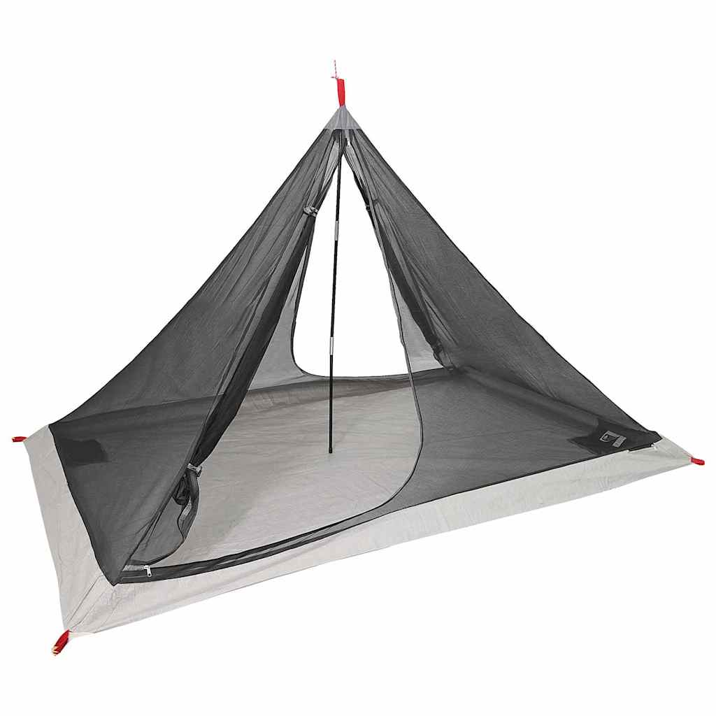 Innertelt med tak med lagring Svart 240 x 160 x 133 cm Med nett
