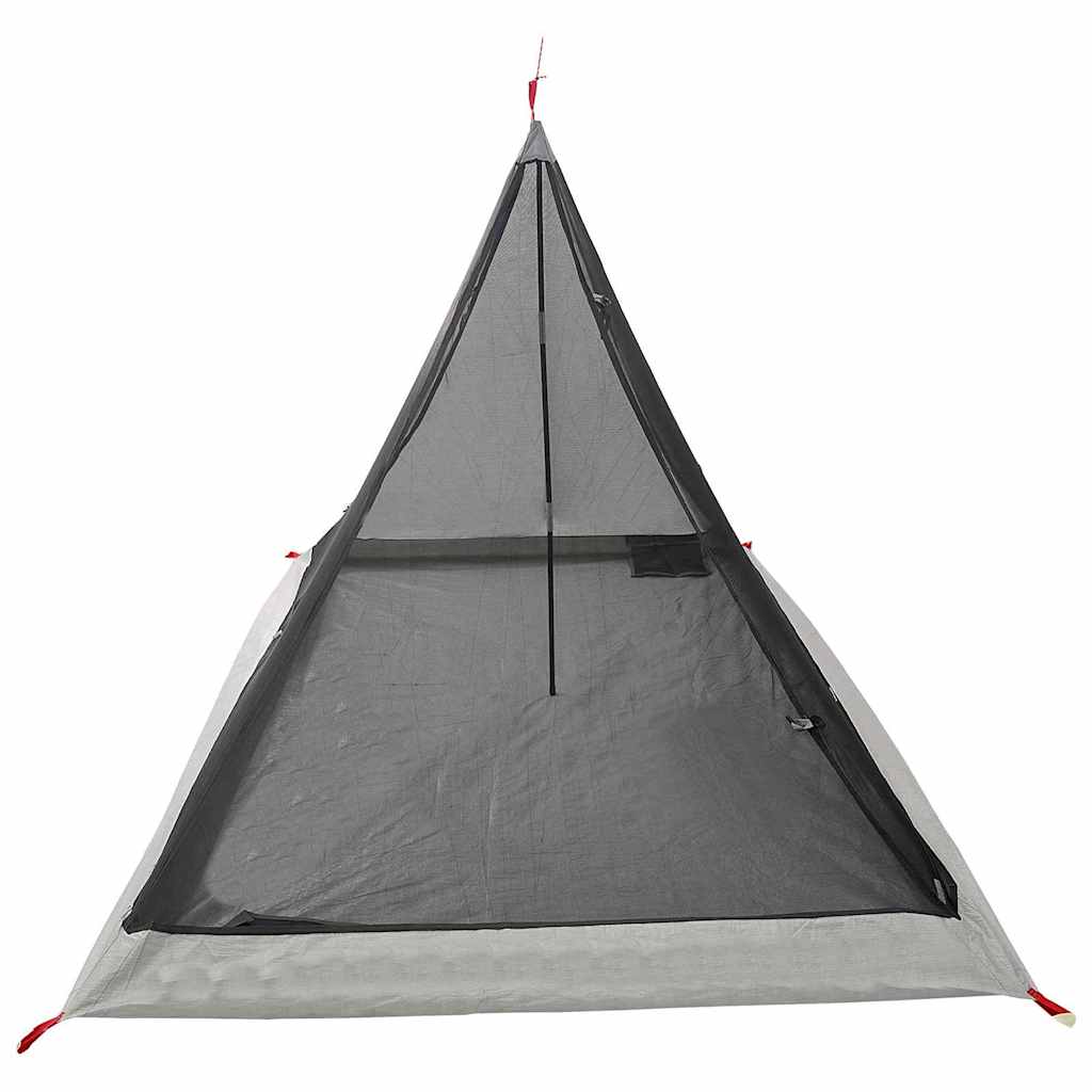 Innertelt med tak med lagring Svart 240 x 160 x 133 cm Med nett