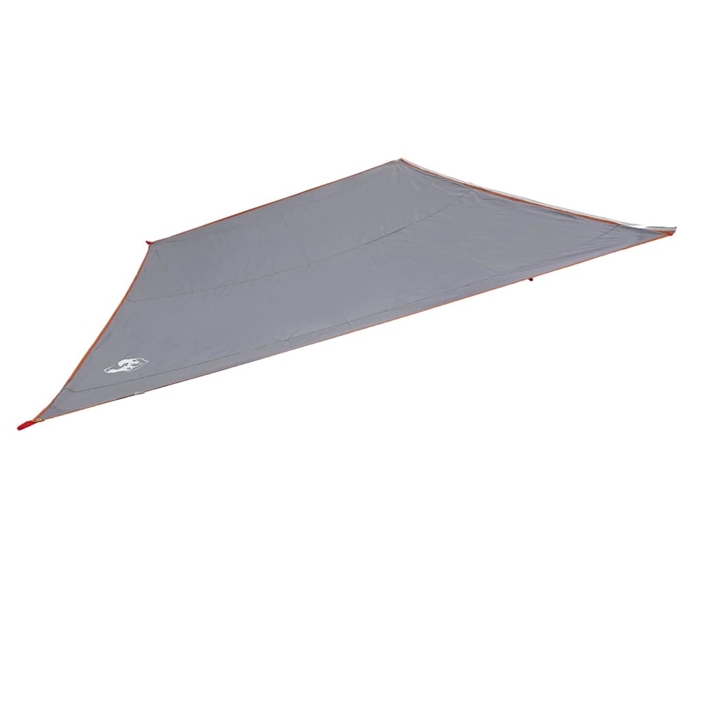 Vannavstøtende tarp med tak Grå og Oransje vidaXL