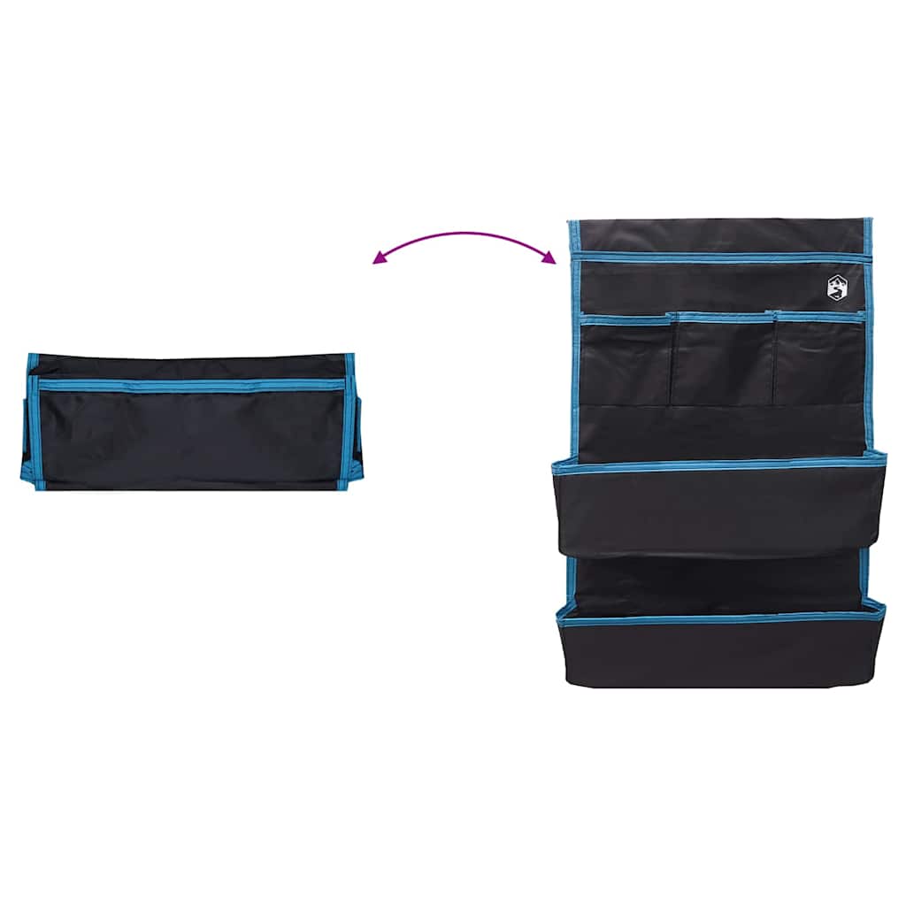 Oppbevaringspose med lagring Svart 66 x 40 cm oxford