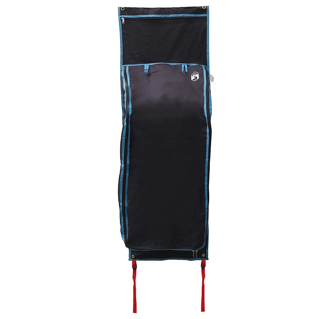 Oppbevaringspose med lagring Svart og Blå 140 x 43 cm oxford
