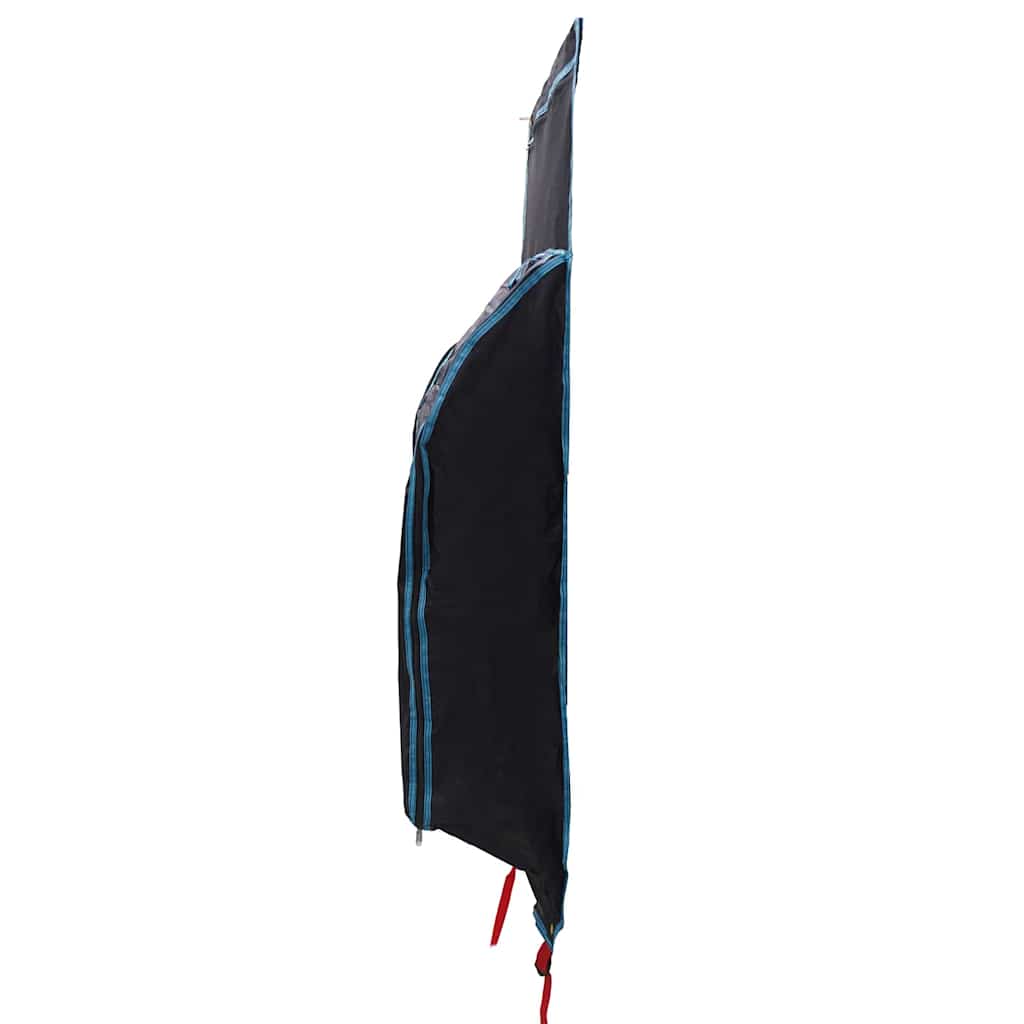 Oppbevaringspose med lagring Svart og Blå 140 x 43 cm oxford
