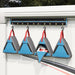Oppbevaringspose 4 pcs Grå og Blå 24 x 16 x 24 cm oxford