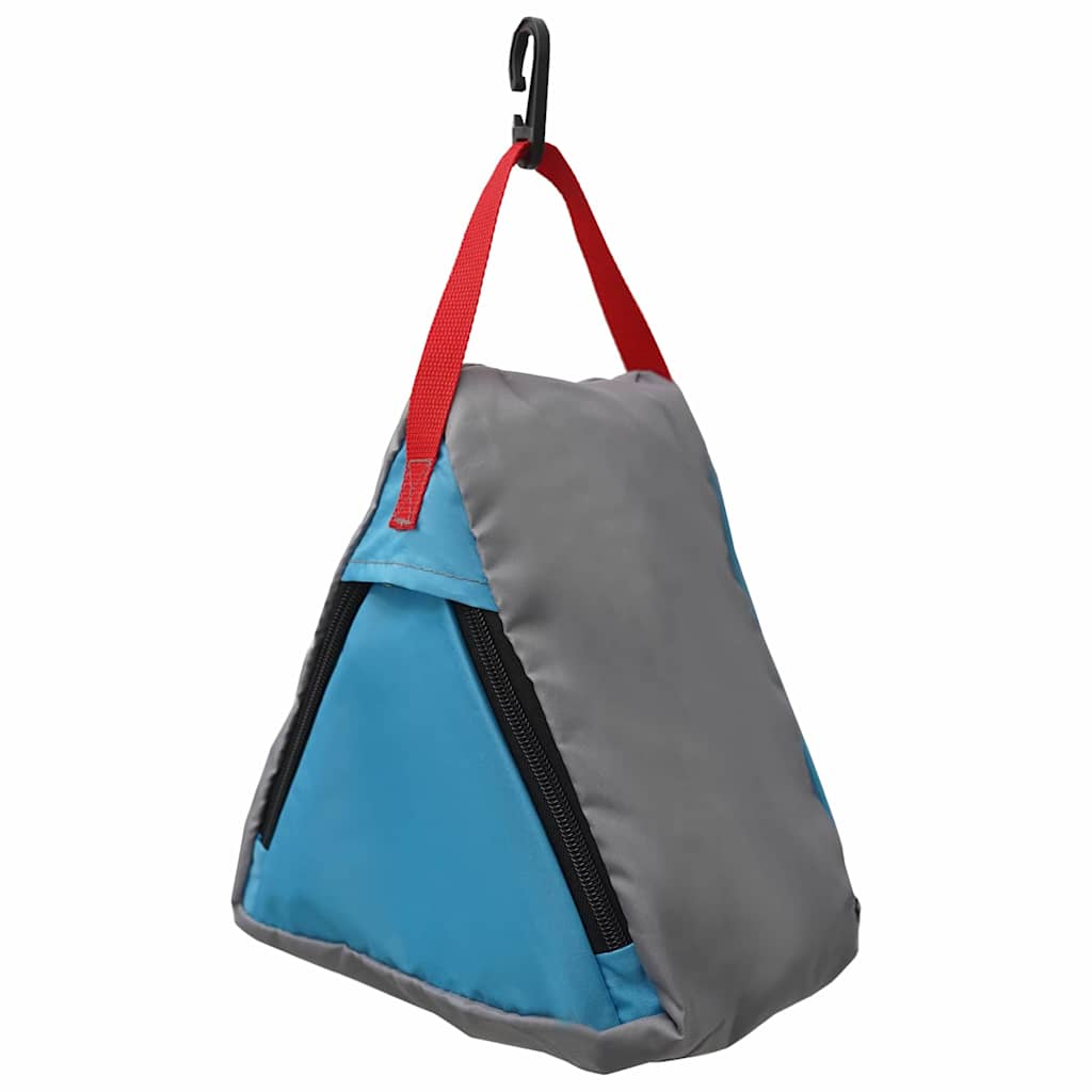 Oppbevaringspose 4 pcs Grå og Blå 24 x 16 x 24 cm oxford