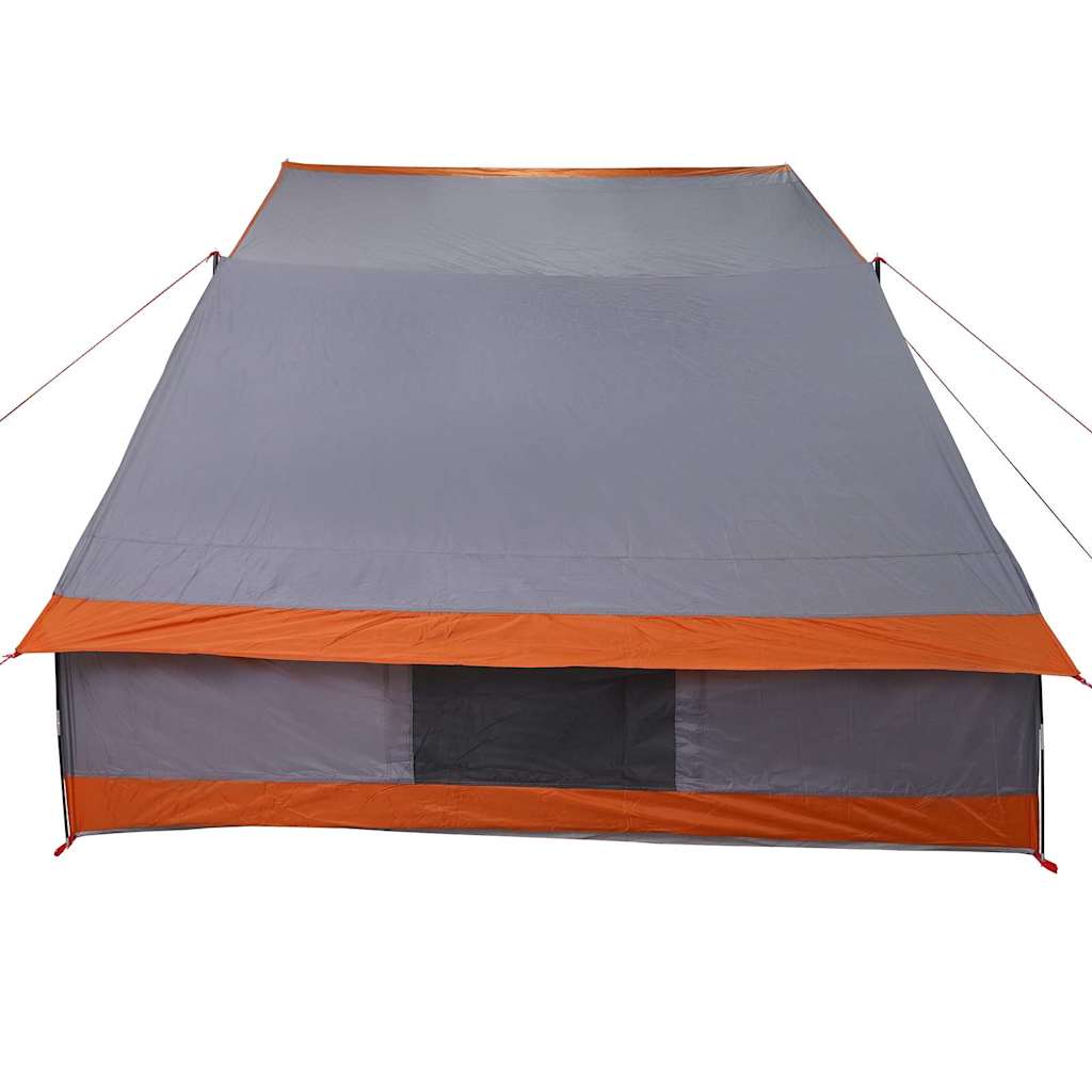 Camping Telt med tak Grå og Oransje 223 x 163 x 130 cm taft