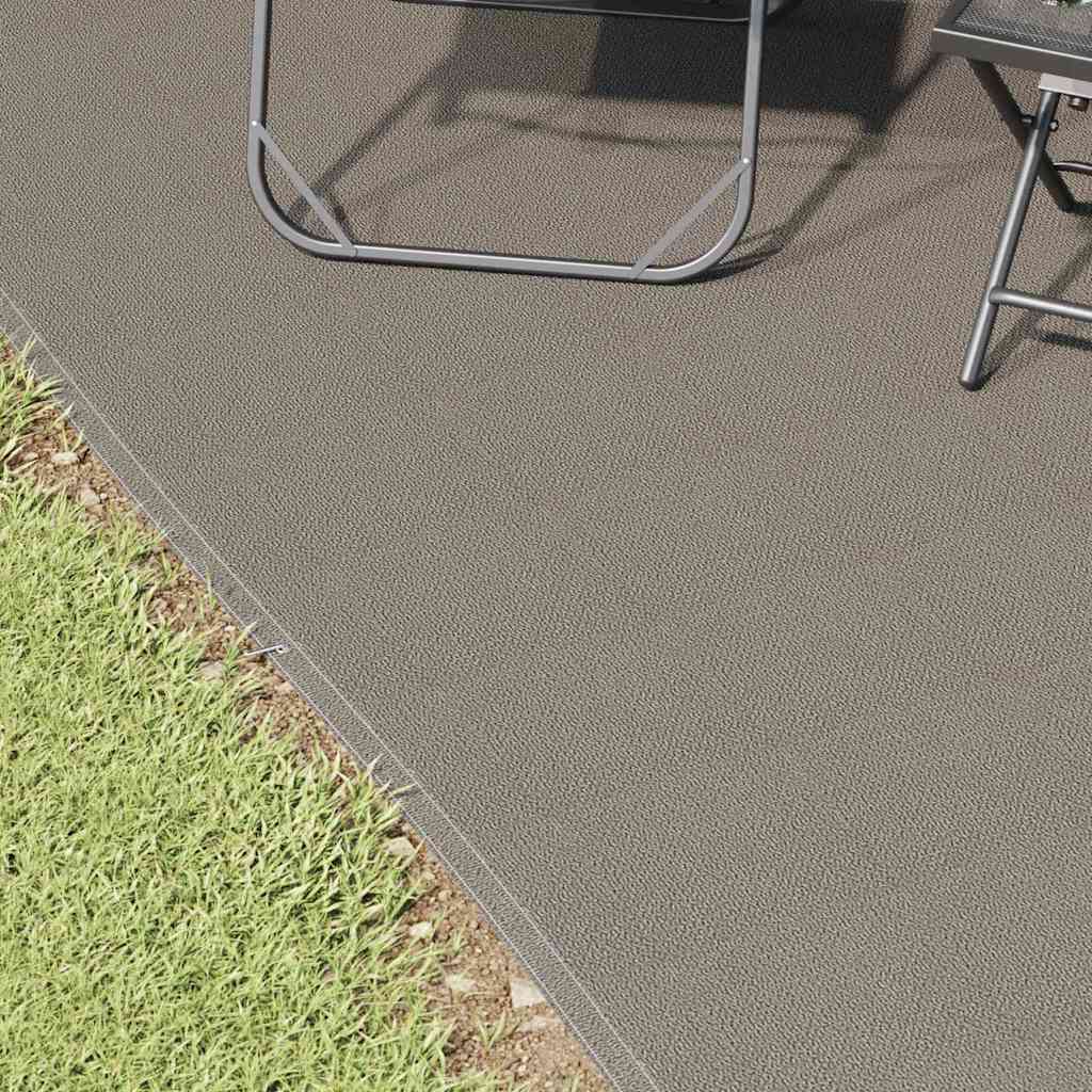 Teppe til telt Lysegrå 500 x 400 cm Polyethylen