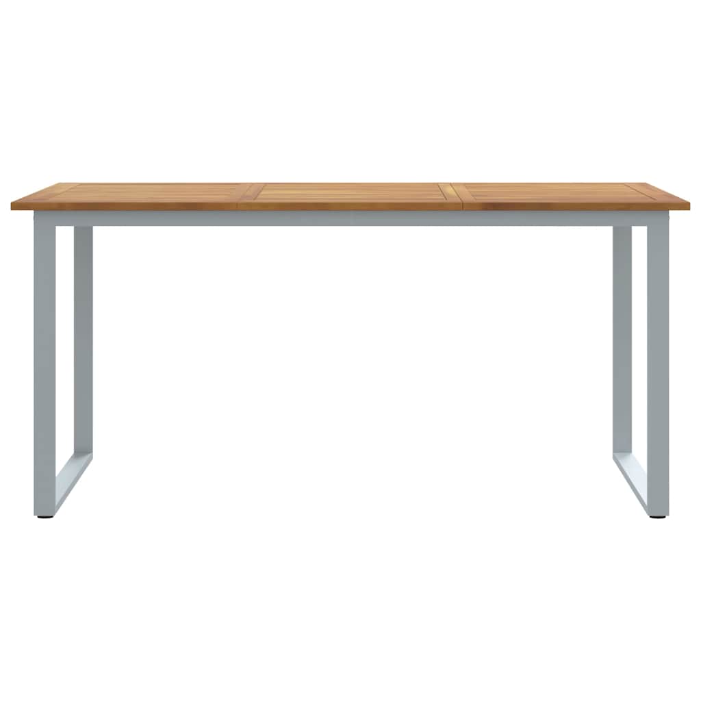 Hagebord Grå 160 x 80 x 75 cm Solid akasietre