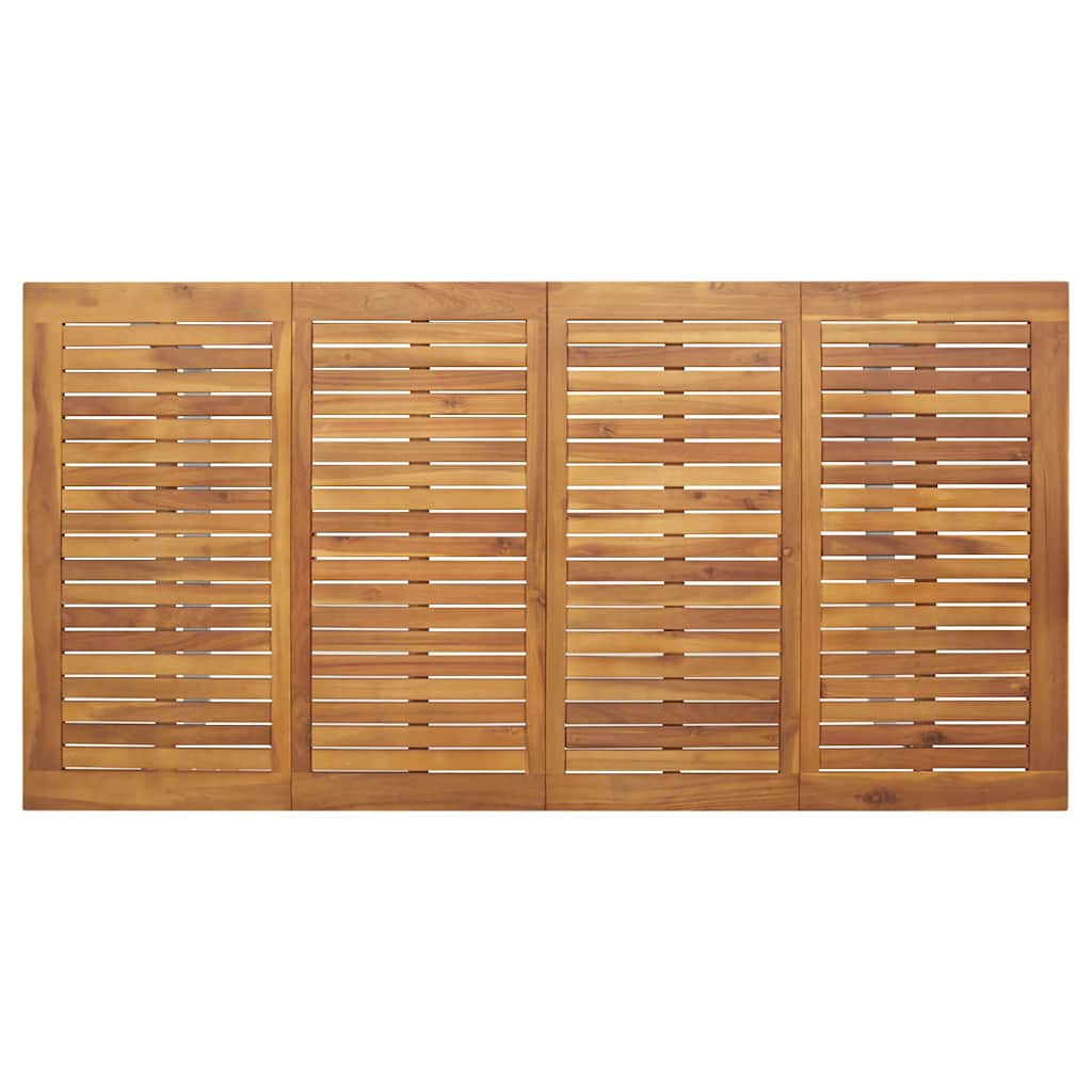 Hagebord Grå 180 x 90 x 75 cm Solid akasietre