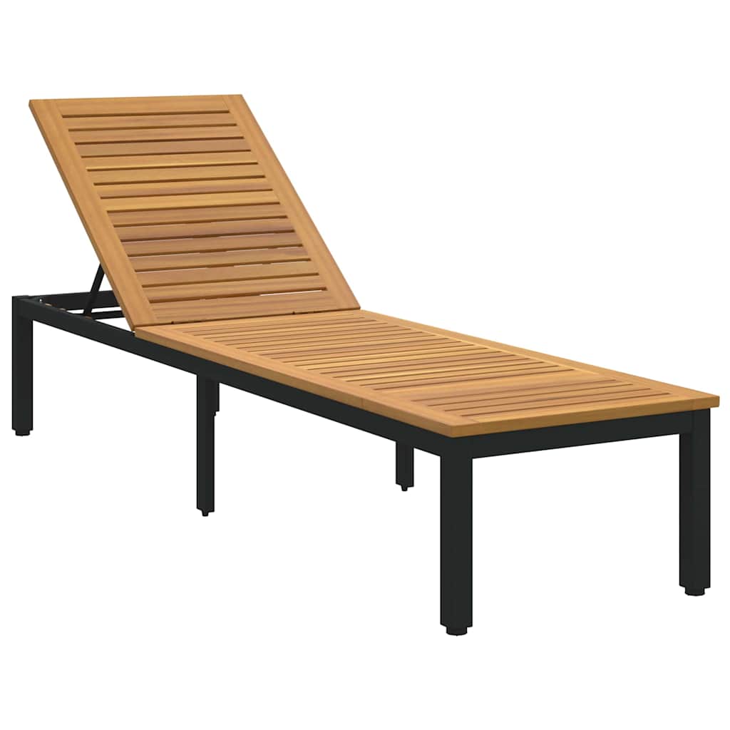 Solseng Svart 200 x 55 x 35 cm Solid akasietre