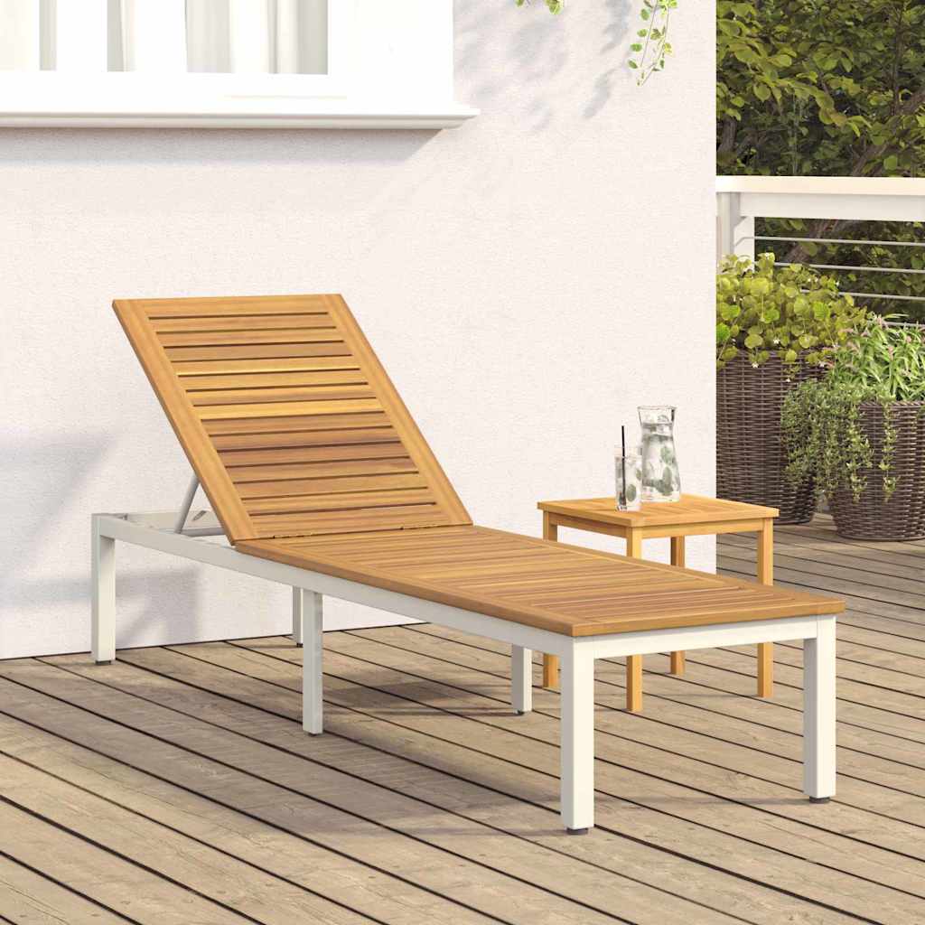 Solseng Grå 200 x 55 x 35 cm Solid akasietre